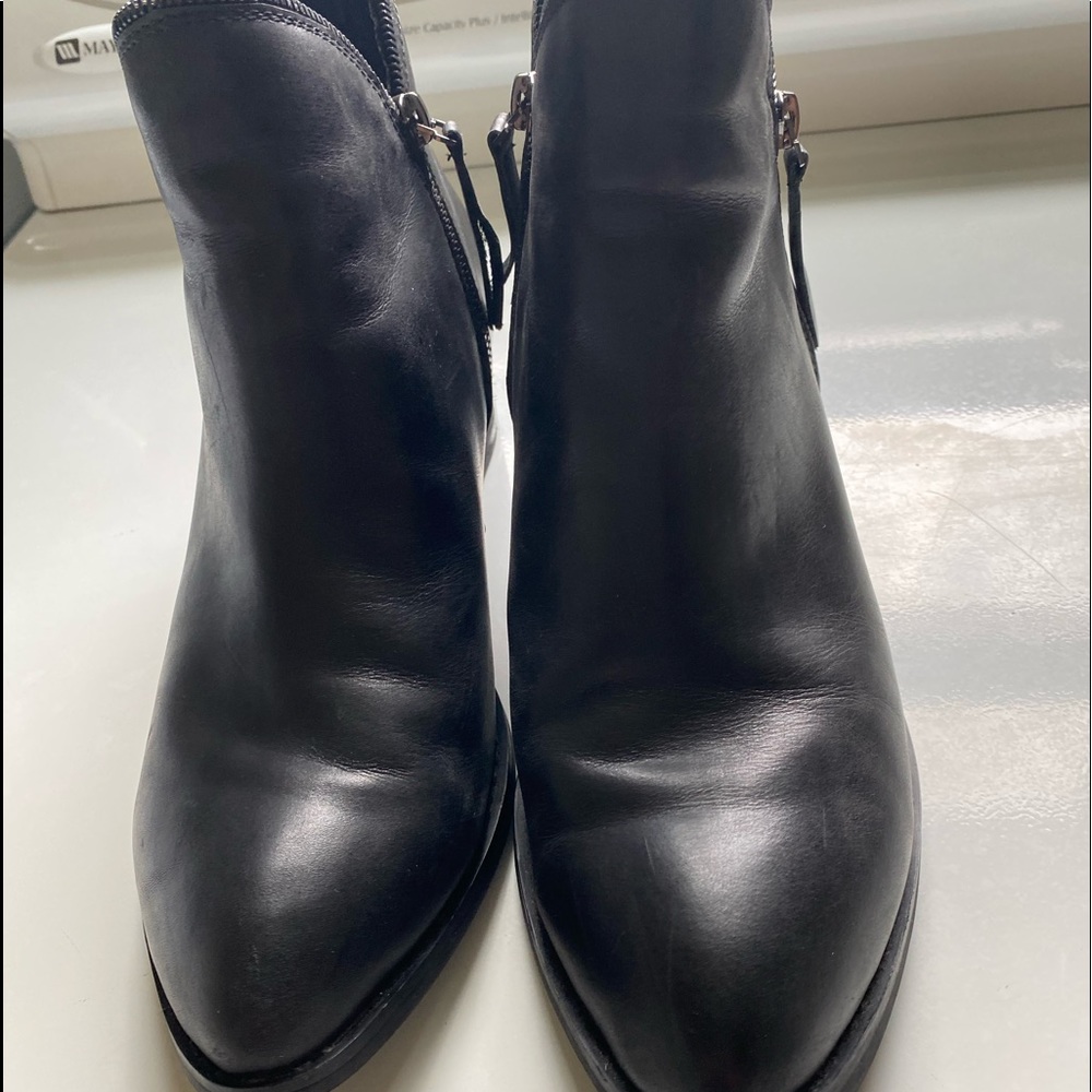 Jeffery Campbell Ibiza Black Leather Bootie 8.5M